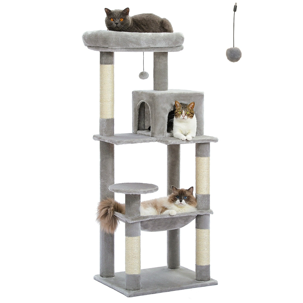 Cat Tree House Condo Cat’s Activity Center with Double Condo